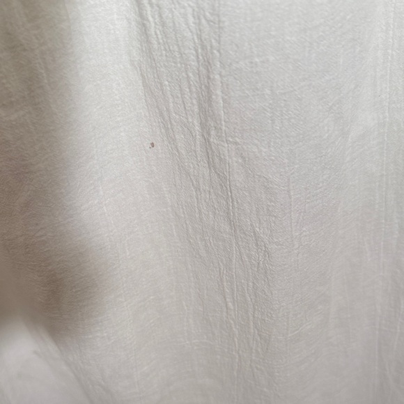 Anthropologie Cream White Maxi Dress Black Embroidery - Picture 11 of 12